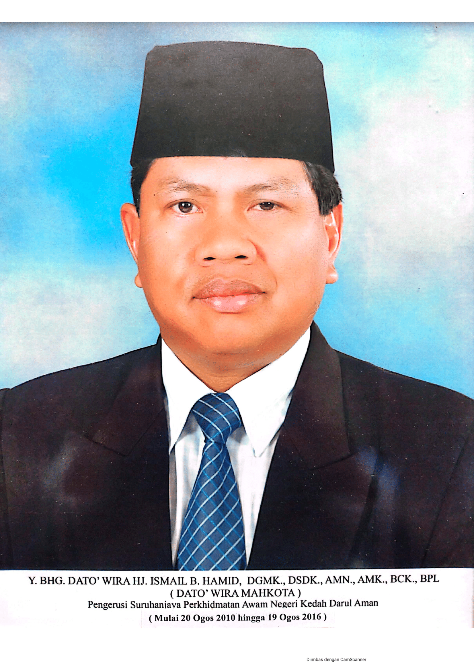 Y.Bhg. Dato’ Panglima Jaya Dato’ Wira Haji Ismail bin Hamid