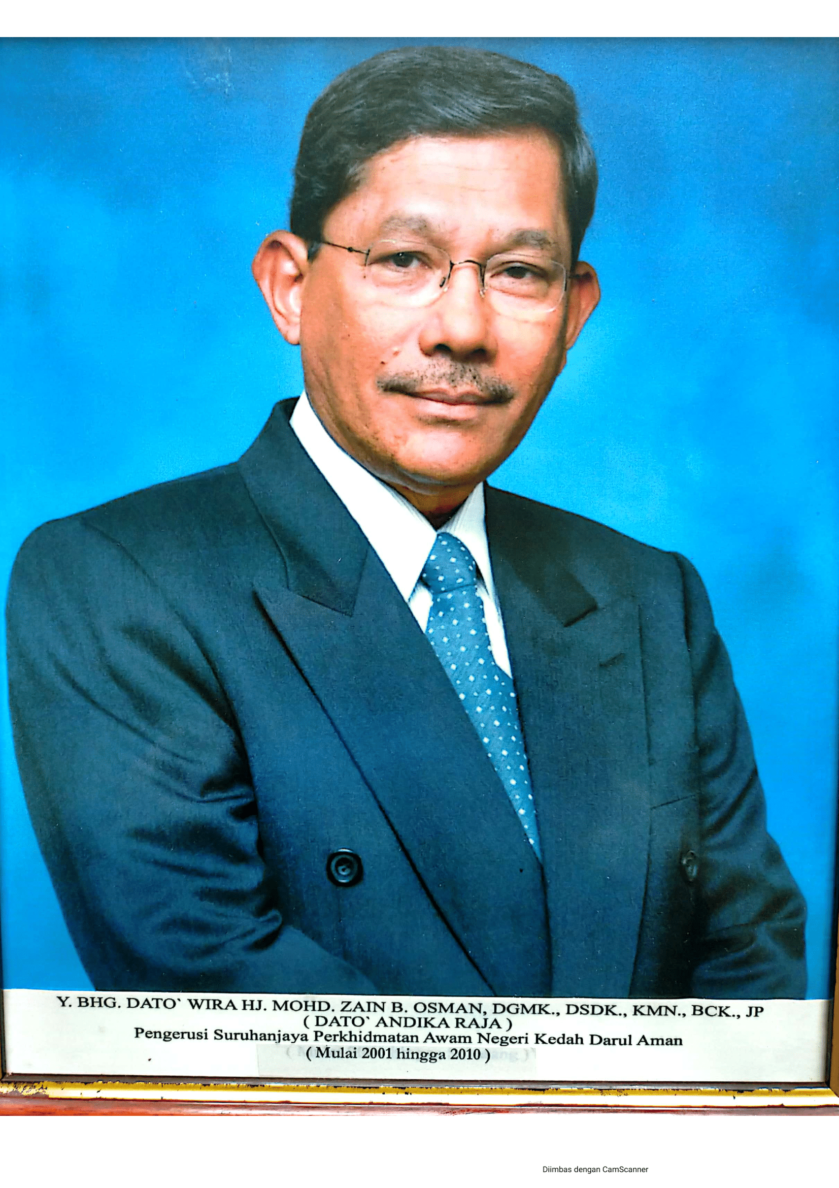 Y.Bhg. Dato’ Wira Haji Mohd. Zain bin Osman